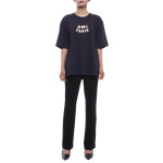 25SS 여성 로고 패치 박시핏 반팔티셔츠 (UTS075 726 4011 W 25S) : 유니코 셀렉트샵