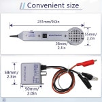 차오스 네트워크 케이블 토너 테스터기 Tone Generator Kit 고정밀 케이블 추적기 : 더봄24