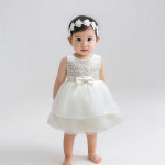 프린자수 여아 민소매 드레스 헤어밴드세트 304426 : 조이멀티