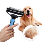 소프트 강아지 고양이 털제거 양날 브러쉬 애견빗 : 예삐뽀삐