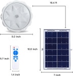 메이홍 태양광 LED 실내외 천장등 61b9b68e-52a0 원격조절 방수 : 엄마직구27
