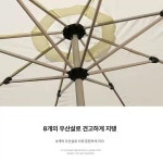 파라솔 피서 수영장 바다 미니 정원 낚시 해변 캠핑 야영 테라스 방수 방염형 철제 단일지붕 선택색 무바닥 : 모모상회2025