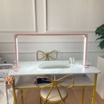 네일아트 조명 대형 사각 접이식 핀램프 문신 뷰티 실버 : 아이테모리