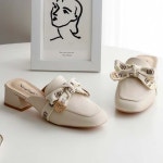 제이시 여자원피스 여름리본 통굽 블로퍼 슬리퍼 블로퍼 S일오일 : 제이시 JAYSI