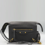 Balenciaga(발렌시아가) 655247 블랙 레더 네오 클래식 금장 미니 크로스백 : 고이비토