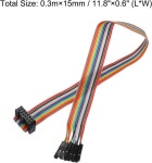 MECCANIXITY 전자프로젝트 평면리본케이블 12핀 11.8인치 : 멀티스토어6