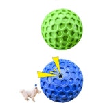 Jeastr 강아지 장난감 공 애견공 플레이볼 움직이는장난감 2개 소형 척 잇 볼 내구성 강한 씹는 강아지용 인터랙티브 6 5cm 2 55인치 직경... 