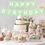 JarThenaAMCS 종이 DIY 배너 플래그 J1895 생일파티 교실장식 : 멀티스토어7