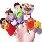 손가락 인형 어린이집 인형극 해님 달님 인형 부직포 : 로로모아