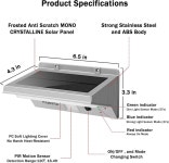masatak 태양광 모션센서 LED 야외벽등 OD-S21L-963001 방수 에너지절약 : 멀티스토어4