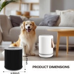 Dssuta 공기청정기필터 Air Mini 호환 PECO필터 2팩 냄새제거 고효율 : 제이에이치상사6