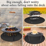 화로대매트 소로스토브 호환 내열 방염 야외그릴 보호 HJ-FPMS-59-BK : 멀티스토어4