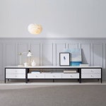 이플 2단 수납 거실장 세트 2800 2colors : 원 스토아