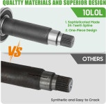 야마하 G29 골프카트 후방 액슬 샤프트 운전석 교체용 JW2-G6520-01 고내구성 : 멀티스토어4