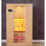 편백나무 찜질방 원적외선 사우나 1인용 건식사우나 1인용 전면 유리 : 위라이즈777