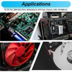 컴퓨터용 PC 나사 세트 H-066-502PCS 고내식성 DIY 수리용 : 멀티스토어4