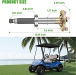 야마하 G29 골프카트 후방 액슬 샤프트 운전석 교체용 JW2-G6520-01 고내구성 : 멀티스토어4