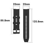 AWADUO 화웨이 워치 GT 2 42mm, 20mm 탄성 조절 가능한 교체 실리콘 손목 시계 스트랩 밴드, 3 42mm와 호환, 블랙-222 : smallshop