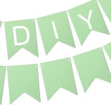 JarThenaAMCS 종이 DIY 배너 플래그 J1895 생일파티 교실장식 : 멀티스토어7