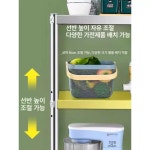 업소용작업대 스테인레스 주방선반 파우더 3단 길이150 201 스테인리스 60x30x80 2층 : 디프론트 컴퍼니