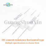 10pcs 5W 5 시멘트 저항기 전력 저항 0.1 10K 0.1R 0.5R 1R 10R 100R 0.22 0.33 0.5 1 2 8 10 15 20 25 30 100 1K 옴 : 벨류상점