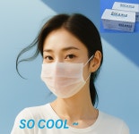 클린손케어 위생용쿨마스크   조리용 식품공장 얇고숨쉬기편한 대형10개(500매), 화이트 : 클린손케어
