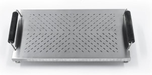 그릴팬 보온랙 스테인리스 조절형 안전손잡이 G5099 캠핑 바비큐 : 멀티스토어7