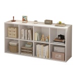 저단 책장 수납장 복층 진열장 오픈 활용 격자 조립식 공간 세트 선반 : KEY포인트