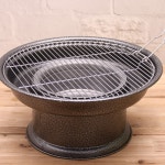 BBQ 바베큐 원형 그릴 화로 고기 불판 숯불 구이 : 오리네집