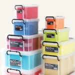 플라스틱 수납정리함 3L 리빙 박스 : 건강봉화