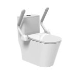 좁은 화장실 안전바 좌변기 노약자 무타공 노약자 566x422x240 : 바이 포유