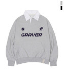그레이버  UNISEX SPORTY GRAR 카라맨투맨_2color G(D)-CMG(25)-2-2R : 버베나월드