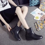 여성장화 장마철 레인부츠 비오는날 방수 숏 롱 남성 미들 : 트랜도라마켓