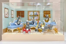 톰과 제리 TOM and JERRY 좋은 친구의 날 시리즈 블라인드 박스 디스플레이 보관 장면 상자 선물 : 와이아이월드코리아2
