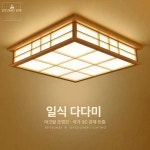 한옥 천장등 전통 우드 펜션 침실 램프 조명 침실 35cm-광원 없음-E27 : 스트로닉