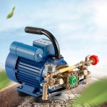 농업용 소형 가압 자동 펌프 수중펌프 양수기 고압 모터 가압펌프  가정용 관개 청소용 농업 고압 농약 분무기 전기 뚜러뻥 워터 펌프 1100W... 