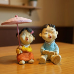 양산친구 도자기인형 : 도자기그릇휴