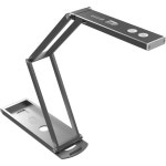 아데소 4K 울트라 HD 8MP USB 문서 카메라 및 웹캠 내장 마이크 LED 조명 자동 초점 다중 관절 디자인 접이식 라이브 데모 웹 회의 원격 학습... 