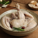 한마리 통째로 넣은 누룽지 삼계탕 1kg 닭백숙 보양식 누룽지백숙 : 직접마켓