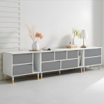 아리엘퍼니쳐 G9184 거실 수납장 2단 서랍 선반 거실장 세트 2350 3colors : 아리엘퍼니쳐