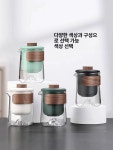 여행용 다기세트 캠핑용 휴대용 다도 야외 찻잔세트 블랙-관산 찻잔 세트 1주전자 3잔 : 트렌드메가몰