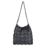 우먼 패딩 누빔 유니크 체인스트랩 숄더백 핸드폰가방 : 비에스아알