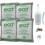ECO Balance EDIY-4 Do It Yourself 타이어휠 밸런싱 비드 키트 - 자동차 SUV 경트럭 타이어 4온스 DIY 비드백 밸브 캡 및 코어 4 리무버... 