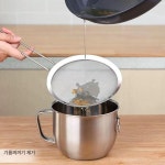 미세 거름망 스테인리스 과즙 스테인레스 기본형 무귀 깊은 40눈 체 15cm : 더블류에이인터내셔널