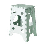 PP재질 핵사곤패턴 튼튼한 접이식 의자 간이 플라스틱 보조의자 스툴 폴딩 : 비앤채