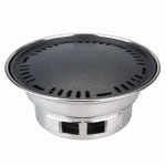 원형 고기 불판 업소용 숯불 29.5 29.5cm 대형 그릴 : 유케이인터내셔널