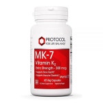PROTOCOL FOR LIFE BALANCE MK-7 비타민 K2 300mcg - 엑스트라 스트렝스 - VIT K 보충제 - MK-7 비타민 K2 라이프 밸런스 - 뼈 건강 및... 