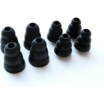 8개 이어팁 Beats Flex Ft Pro Studo Buds + 무선 이어폰 호환 4S/4L 블랙 트리플 플랜지 교체용 이어버드 : 오션유닛43