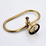 황동 수건 반지 벽 선반 골동품 주방 선반 주방 F 8321 앤틱 타원형 타월 링 : 타오비아