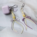 스마일 마크라메 스트랩 만들기 DIY 세트 비즈 열쇠고리 감성 매듭 공예 키링 취미 키트 : 레몬틱굿즈